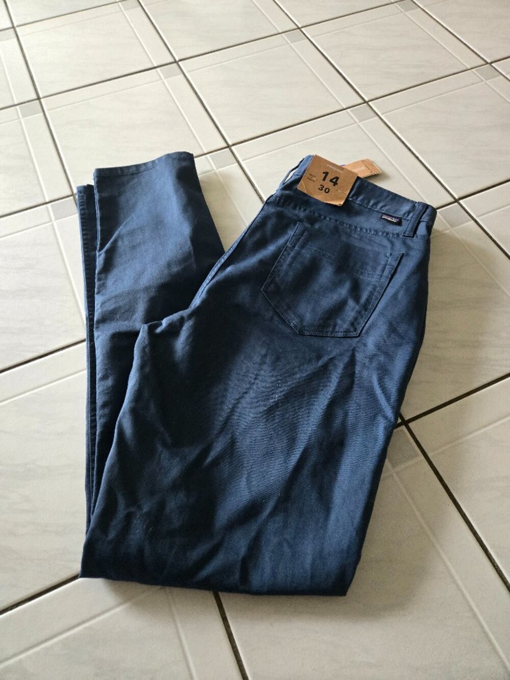 NWT Patagonia Pinyon Pines Pants Stone Blue 14